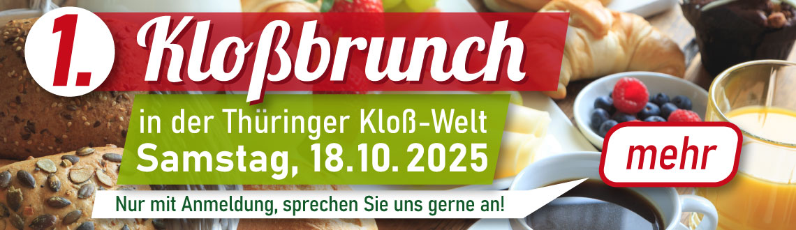 1. Frühstücksbrunch am 18.10.2025 (nur mit Anmeldung)